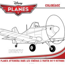 Coloriage Planes 2 : Planes - Dusty