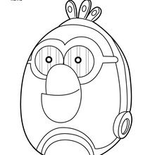 Coloriage : C3PO - Angry Birds Star Wars