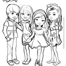 Les amis de Nancy (Susily, Lucas, Anabella et Nancy))