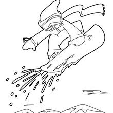 Saut en snowboard