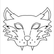 Masque à imprimer : Masque de loup