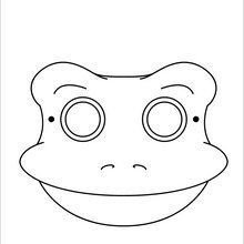 Masque à imprimer : Masque de grenouille