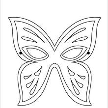 Masque à imprimer : Masque papillon