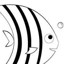 Coloriage application Jedessine : Petit poisson d'avril