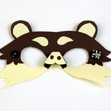 Masque d'ours en papier