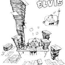 Elvis fait ses devoirs