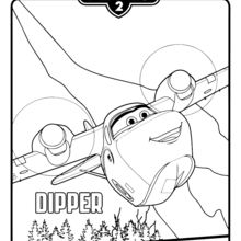 Coloriage Planes 2 : Planes 2 - Dipper