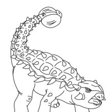 Coloriage : Ankylosaure