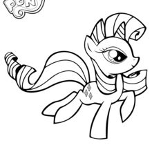Coloriage : Rarity courant
