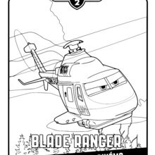 Coloriage Planes 2 : Planes 2 - BladeRanger