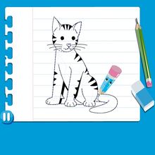 Leçon de dessin : Dessiner un chat
