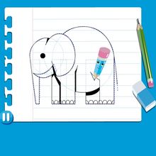 Leçon de dessin : Dessiner un éléphant