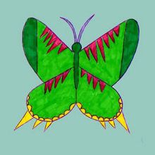 Tuto de dessin : un papillon