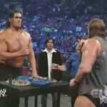 Triple H vs The Great Khali - Arm Wrestling