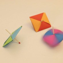 Origami : Fabriquer une toupie