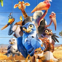 Puzzle : Les personnages du film Drôles d'oiseaux