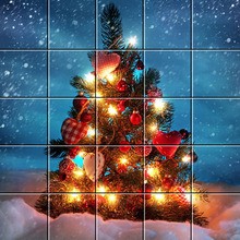 Puzzle : Beau sapin de Noël
