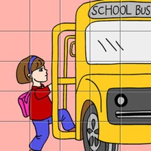 Puzzle : Le bus de l'école