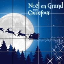Puzzle : Le Père Noël Carrefour