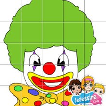 Puzzle clown Carnaval