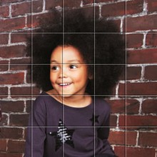 Puzzle : Petit garçon à la coupe Afro
