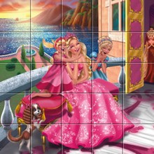 Puzzle : Barbie La Princesse et la Pop Star Victoria et ses amies