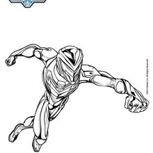 Coloriage : Max Steel à l'attaque