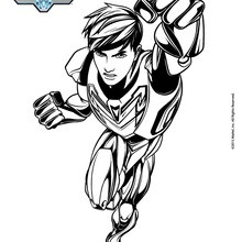 Coloriage : Max Steel et ses super pouvoirs