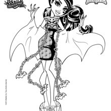 Coloriage : Draculaura Monster High Haunted