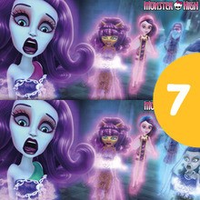 Jeu des différences : Monster High : Spectra Vondergeist prisonnière de l'école hantée