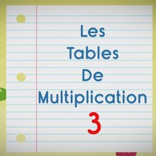 Chanson : Comptines pour apprendre les tables de multiplication - La Table de 3