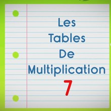 Chanson : Comptines pour apprendre les tables de multiplication - La Table de 7