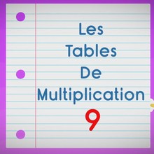 Chanson : Comptines pour apprendre les tables de multiplication - La Table de 9