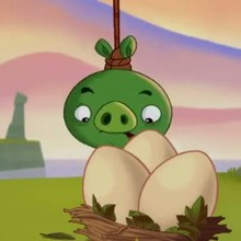 épisode d'Angry Birds : Cochon pendu