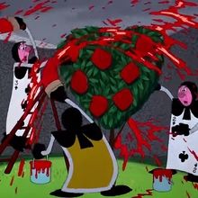 Vidéos pour enfants de alice au pays des merveilles, peignons les roses en  rouge - fr.hellokids.com