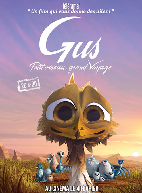 Vidéos Gus, petit oiseau, grand voyage