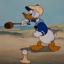 Dessin animé : Donald joue au Golf !