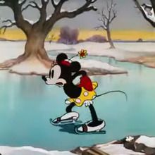 Dessin animé : Mickey patine