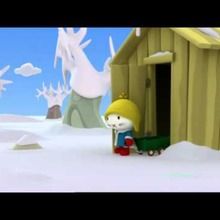 Dessin animé de Musti 3D : Bonhomme de neige