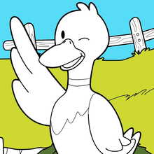 Coloriage : Lucky Duck