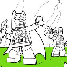 Coloriage : LEGO Batman et Joker