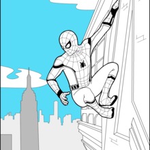 Coloriage : Spiderman Homecoming 2