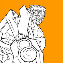 Coloriage : Transformers Bumblebee