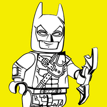 Coloriage de Batman - La Grande Aventure Lego 2