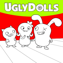 Coloriage : Ugly Dolls 4