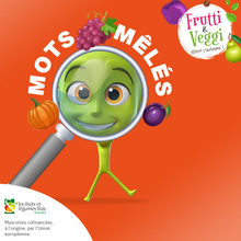 Jeu de mots mêlés : Les mots-mêlés de Frutti & Veggi