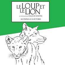 Coloriage : Le Loup et le Lion