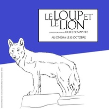 Coloriage : Le loup du film Le Loup et le Lion
