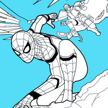 Coloriage : Spiderman Homecoming 1