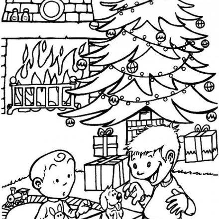 Coloriage des Cadeaux de Noël - 23 coloriages de Noël